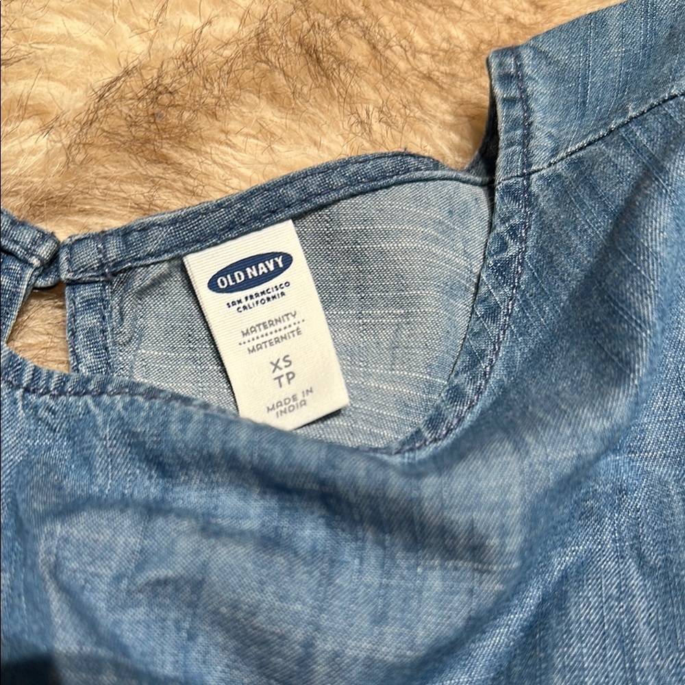 Old Navy Blue denim Sleeveless Sundress - Picture 2 of 4